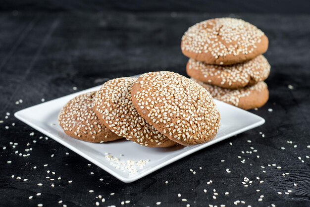 Un cookies sur le fond noir