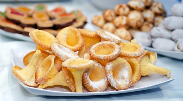 Cookies sous forme de champignons