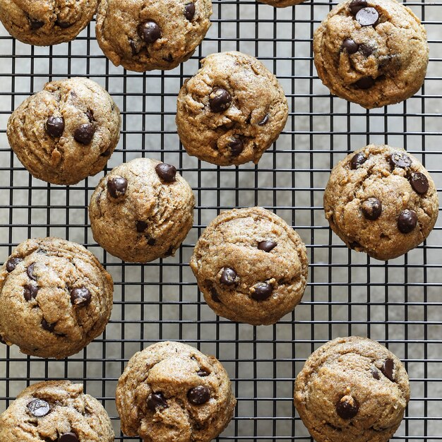 Cookies végétaliens aux pépites de chocolat