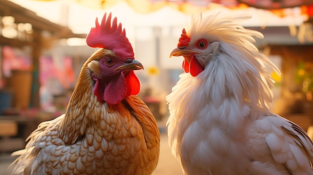 coq à la ferme