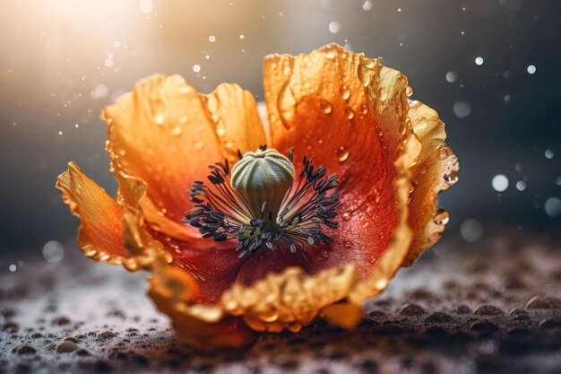 Coquelicot généré par l'IA