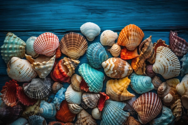 Coquillage coloré Générer Ai