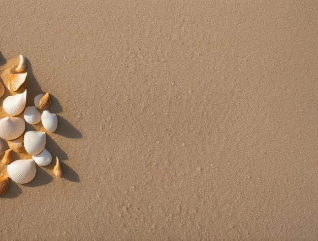 coquillages sur la plage