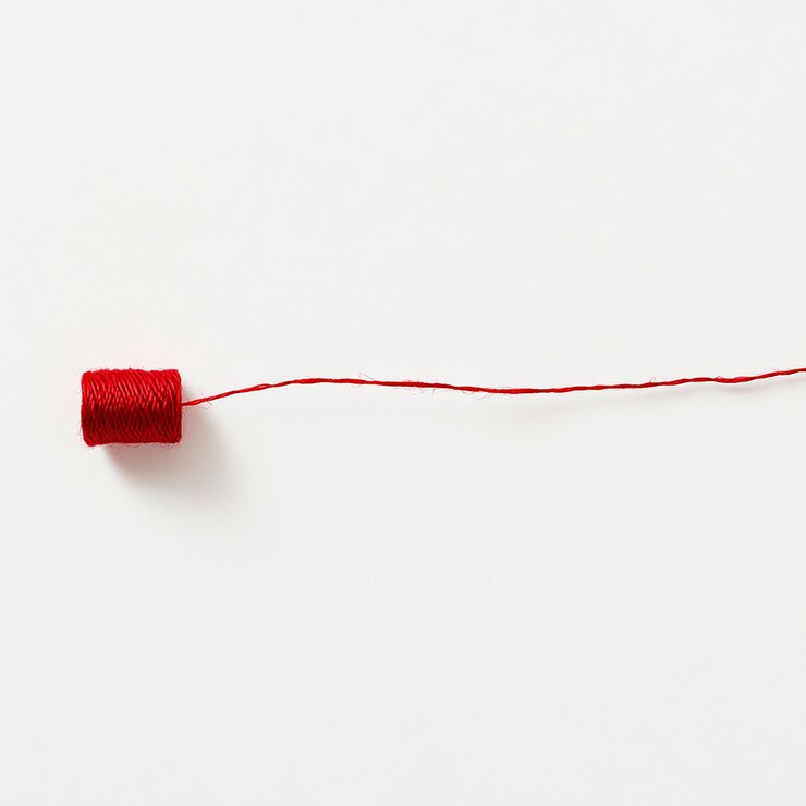 Photo une corde rouge avec le numéro 1 dessus