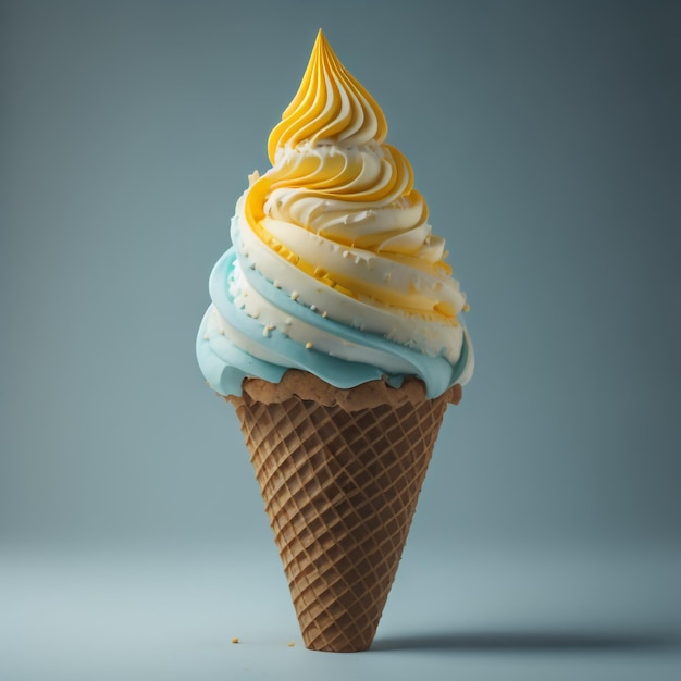 un cornet de glace