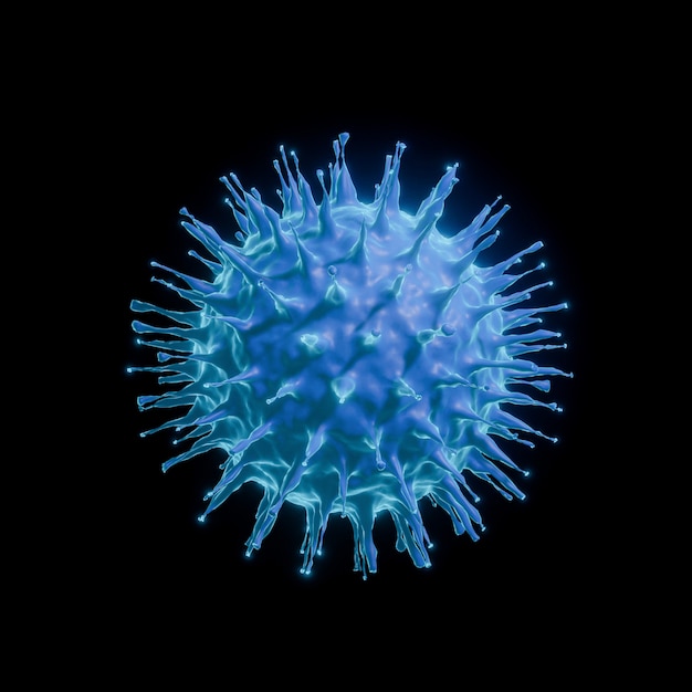 Coronavirus 2019-nCov Microscope virus se bouchent.
