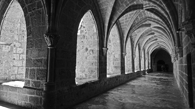 Photo corridor de l'ancien bâtiment