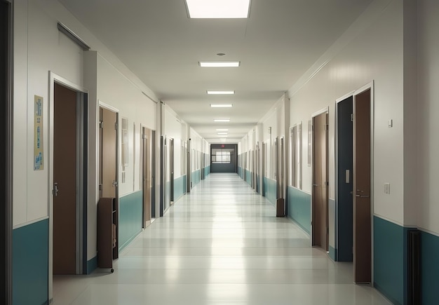 Corridor dans l'école