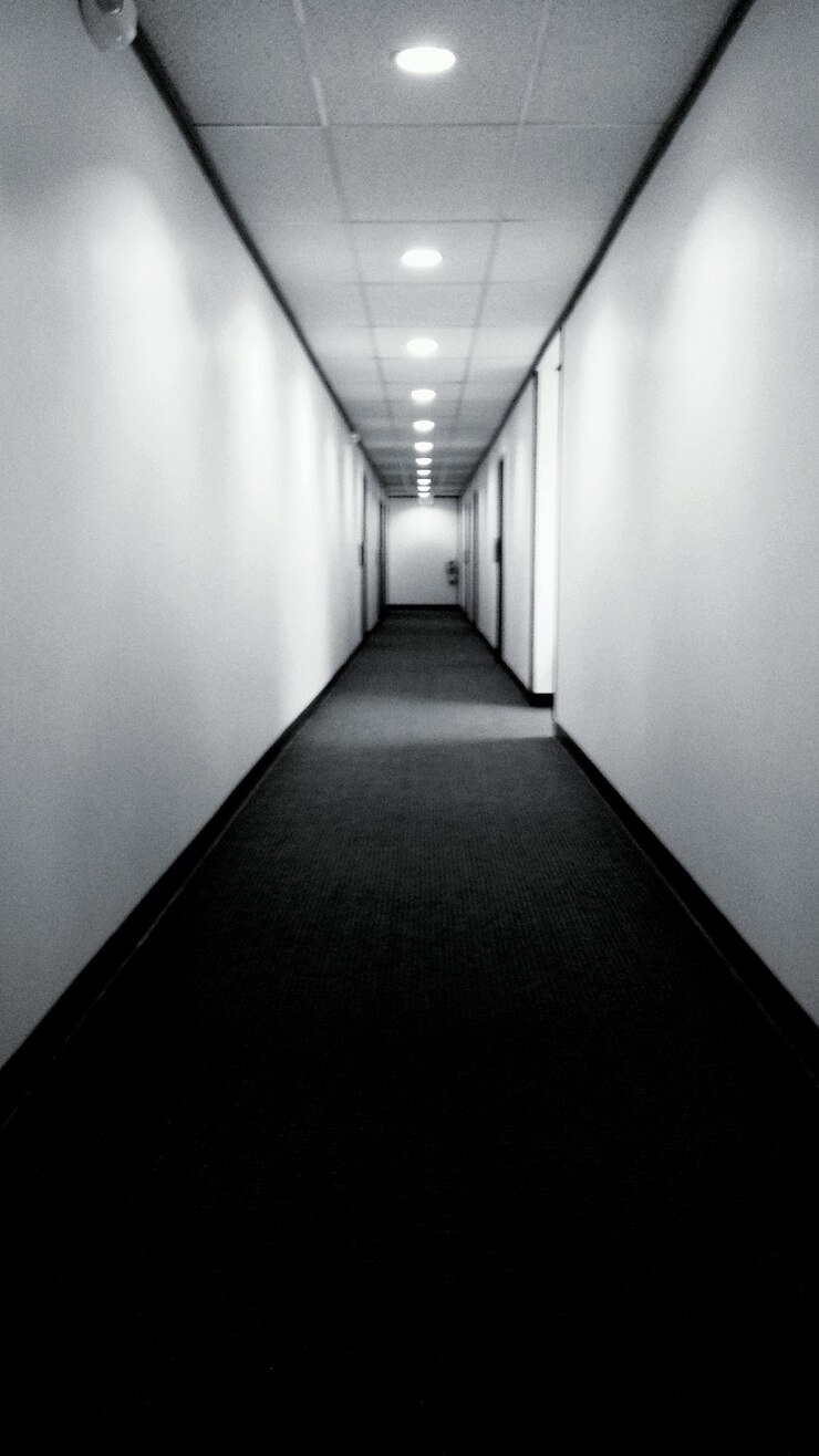 Photo corridor vide du tunnel