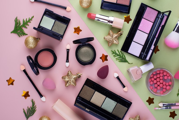 Cosmétiques de maquillage décoratifs de Noël