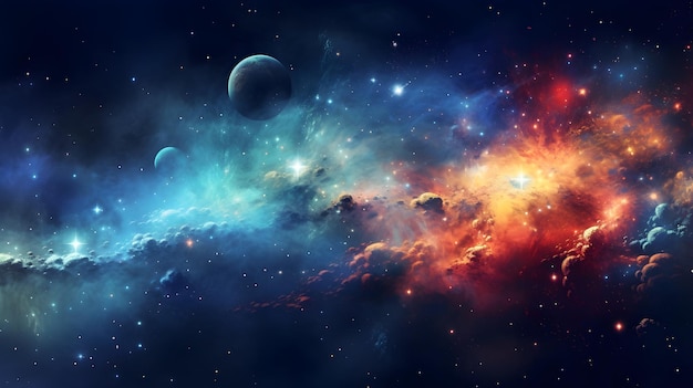 Cosmic Abstract, un univers d'étoiles et de planètes