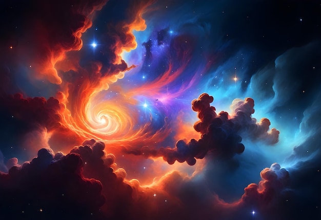 Cosmos Espace Arrière-plan Galaxie étoiles Voie Lactée Nébuleuse arrière-plan Abstrait Univers papier peint