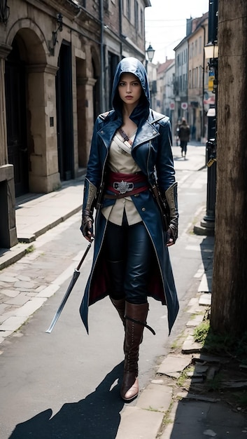 Le cosplay féminin est le credo de l'assassin.