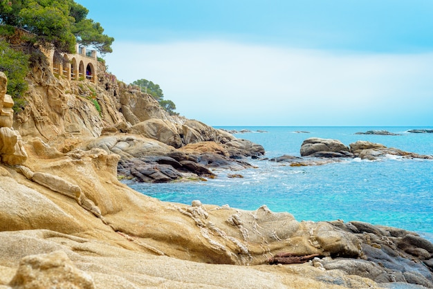 Côte de la Costa Brava, Playa de Aro, Catalogne, Espagne