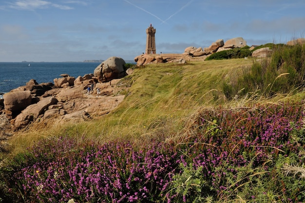 La côte de granit rose à ploumanach