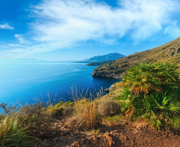 Côte de la mer du Zingaro Sicile Italie