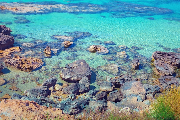 Côte de la mer Ignée ville de Protaras Chypre