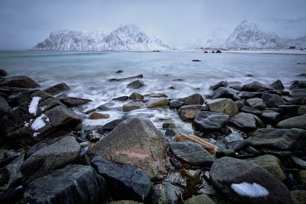 Côte de la mer de Norvège