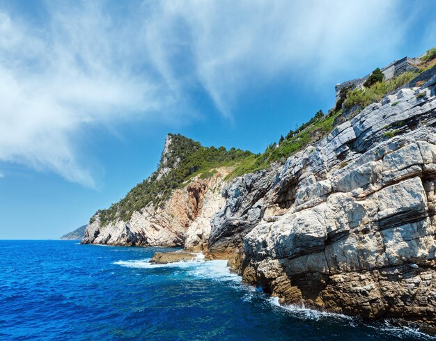 Côte près de Portovenere en Italie