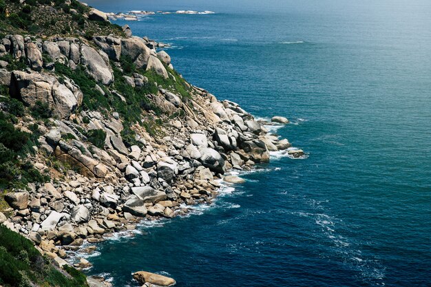 Côte rocheuse en Afrique du Sud