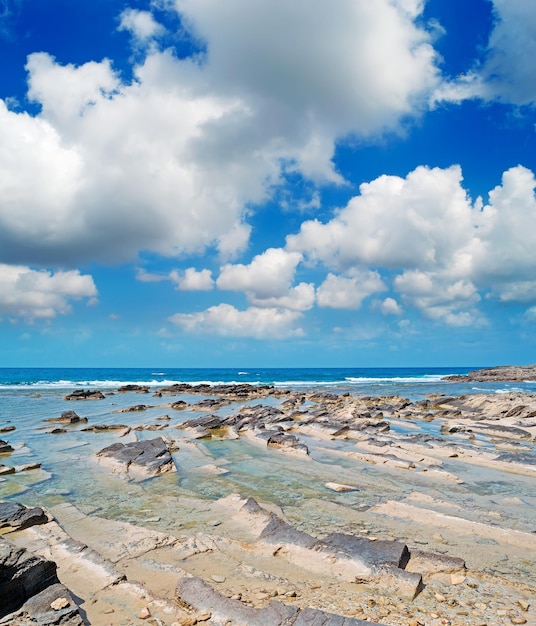 La côte rocheuse d'Arutas est-elle par temps clair ?