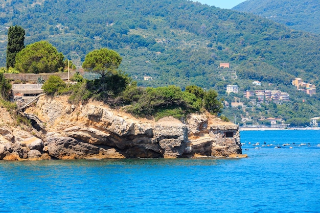 Côte rocheuse de la mer Portovenere Italie