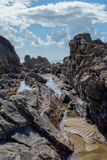 Côte rocheuse près de Bude