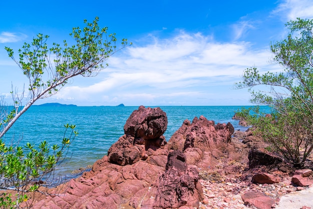 La Côte Rose ou Lan Him Chomphu à Chanthaburi en Thaïlande