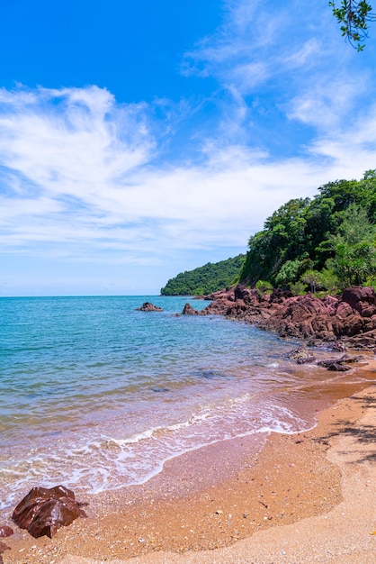 La Côte Rose ou Lan Him Chomphu à Chanthaburi en Thaïlande