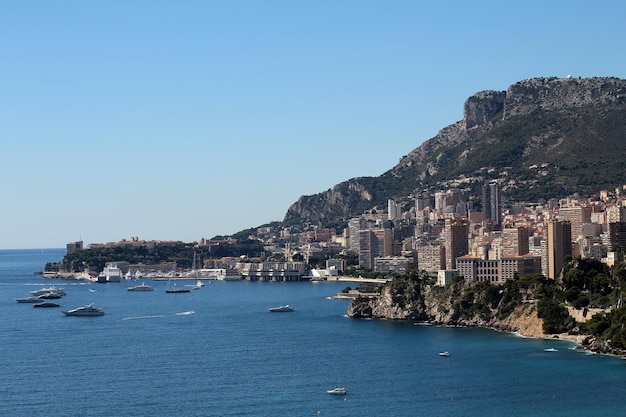 Côte de la ville de Monte Carlo Monaco