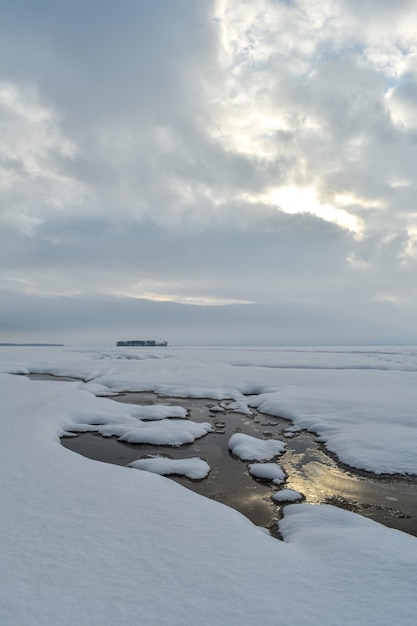 Côte de la Volga en hiver