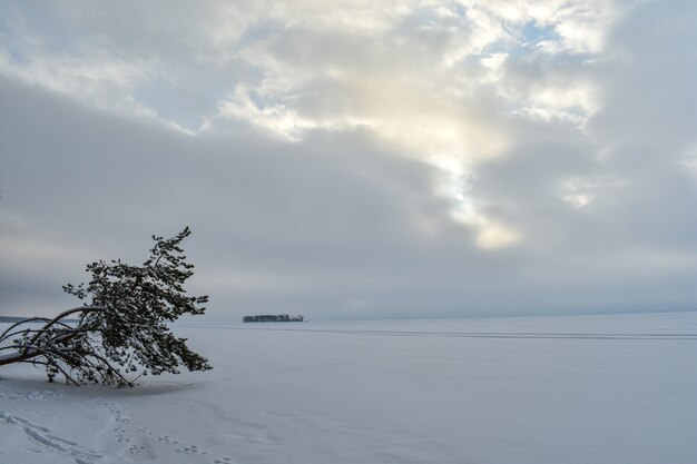 Côte de la Volga en hiver