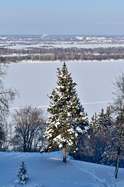 Côte de la Volga en hiver