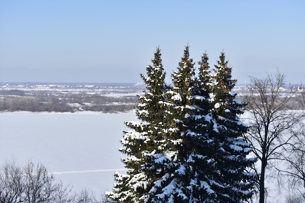 Côte de la Volga en hiver