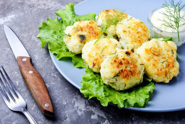 Photo côtelette de légumes végétalien