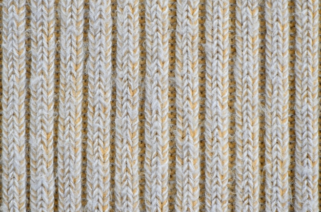 Coton tricoté, texture laine