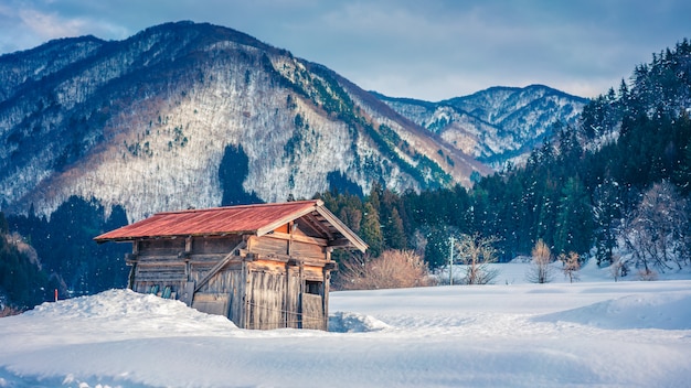 Cottage House en hiver