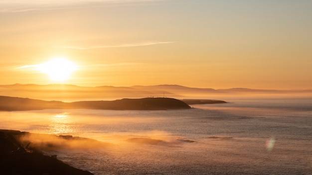 Le coucher du soleil