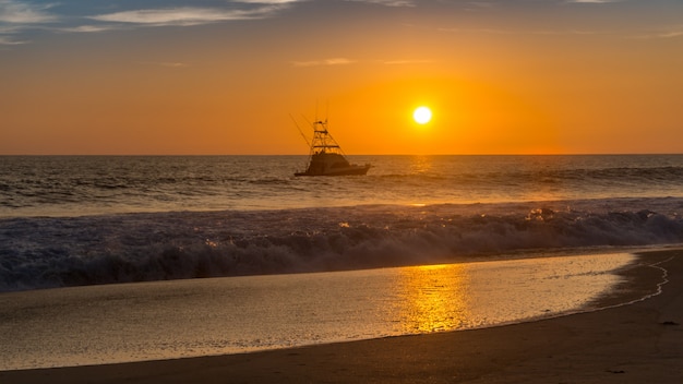 Le coucher du soleil