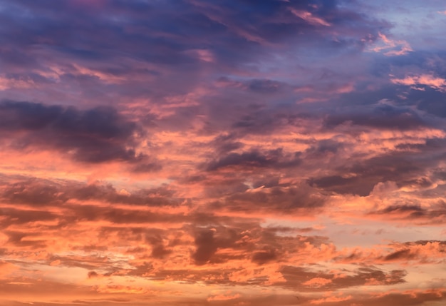 Coucher De Soleil Avec Cloudscape