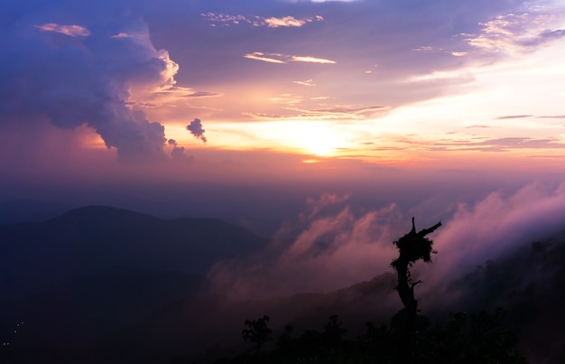 Coucher de soleil sur le Genting Highland