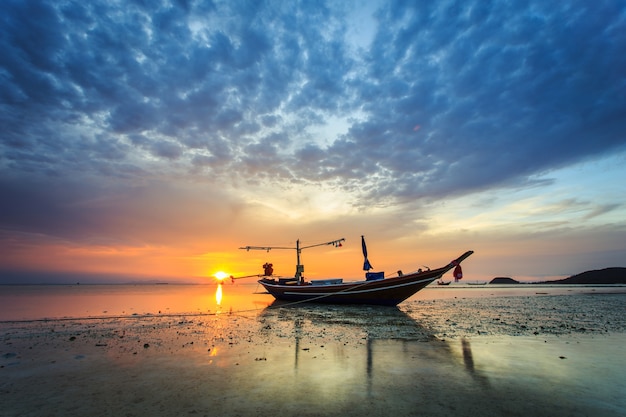 coucher de soleil sur l&#39;île de Samui, Thaïlande