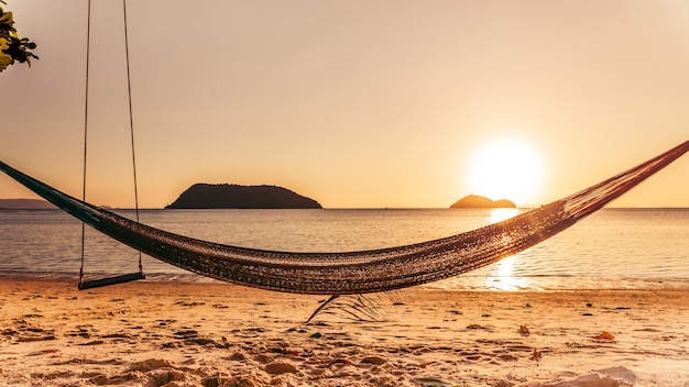 Coucher de soleil à Koh Tao Thaïlande