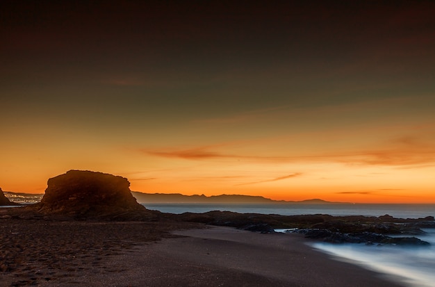 Coucher de soleil méditerranéen