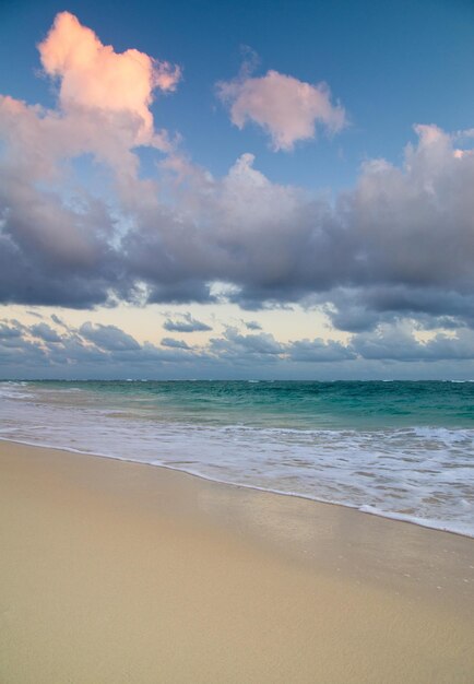 Coucher de soleil sur la mer