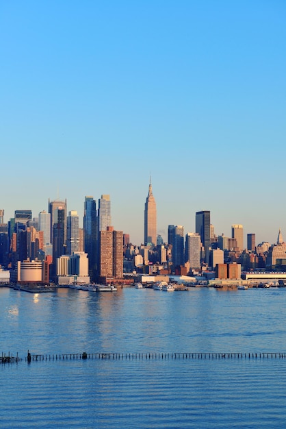 Coucher de soleil à New York