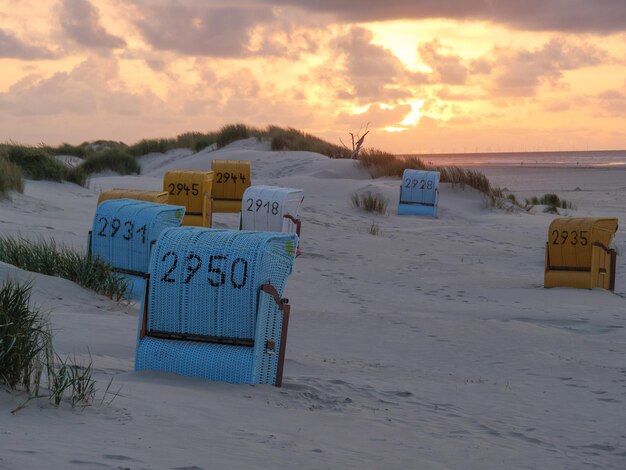 Le coucher de soleil à la plage de Just