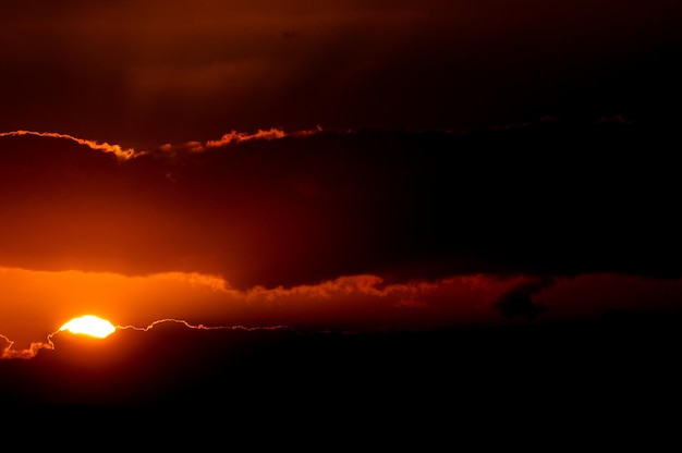 coucher de soleil tropical