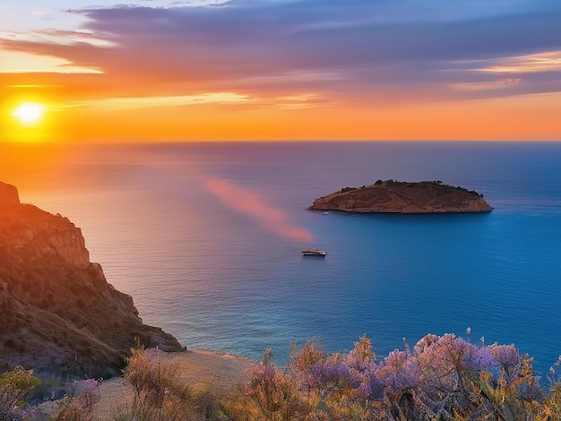 Des couchers de soleil méditerranéens à couper le souffle