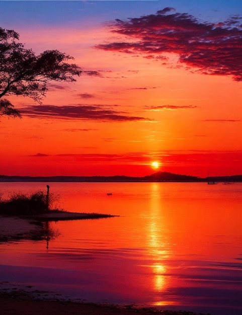 Couchers de soleil sensationnels générés à l'aide de la technologie AI